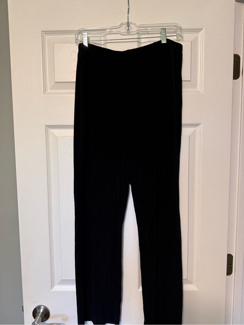 Chico's Black Straight-Leg Pull-On Pants